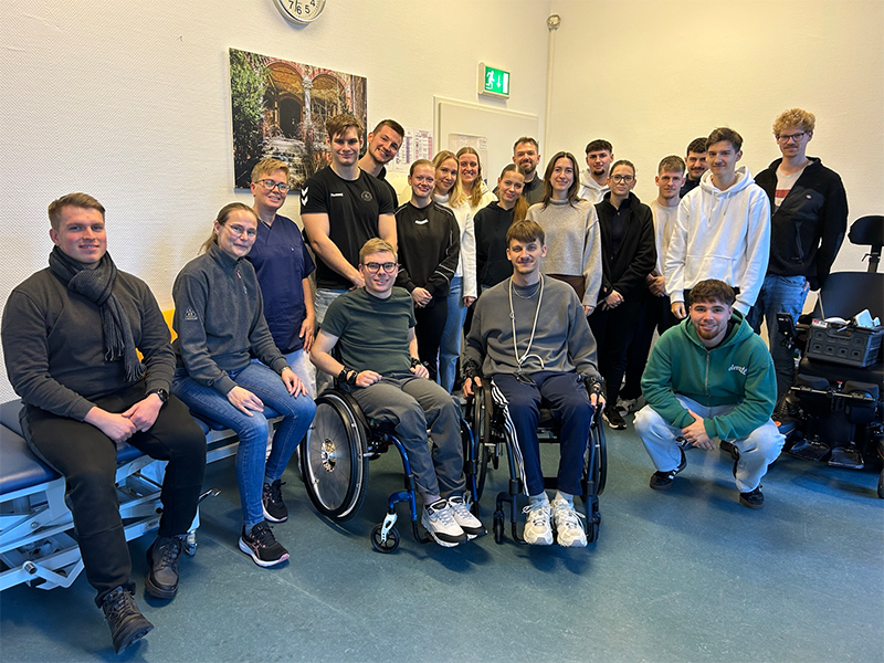 Echte Lernerfahrungen in den Kliniken Beelitz - Thema Querschnitt in der Physiotherapie 